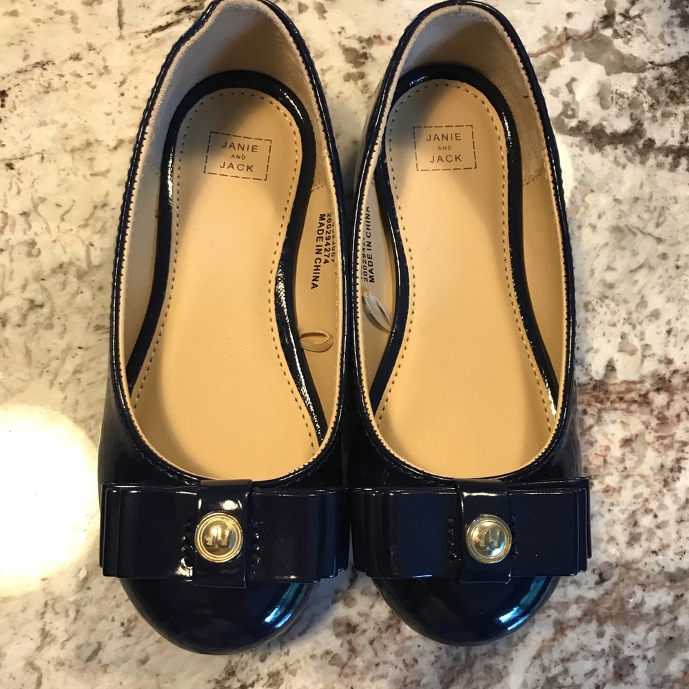 Toddler shoes - blue patent leather